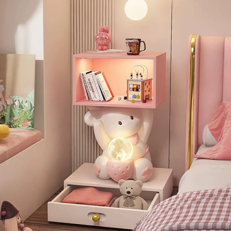 Yellow High Nightstands Rabit Designer Classic Unique Japanese Bedside Table Modern Dopamine Mesitas De Noche Furniture For Home
Yellow High Nightstands Rabit Designer Classic Unique Japanese Bedside Table Modern Dopamine Mesitas De Noche Furniture For Home