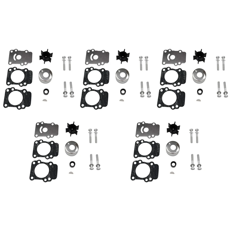 5X Water Pump Impeller Kit For Yamaha 9.9 15 Hp Outboard 682-W0078-A1-00 18-3148
5X Water Pump Impeller Kit For Yamaha 9.9 15 Hp Outboard 682-W0078-A1-00 18-3148