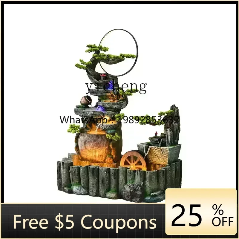 BJ Flowing water ornament living room making money corner entrance courtyard landscape small fish pond fountain
BJ Flowing water ornament living room making money corner entrance courtyard landscape small fish pond fountain