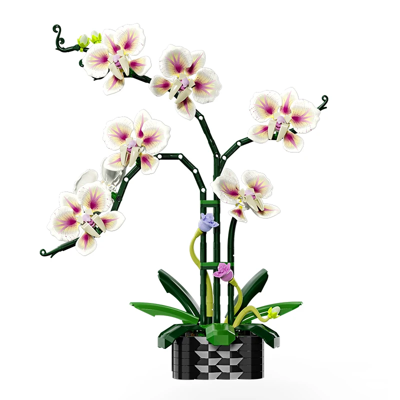 736PCS Plant Series Orchid Building Blocks DIY Potted Flower Bouquet STEM Educational Gift Girls Women Valentine Birthday
736PCS Plant Series Orchid Building Blocks DIY Potted Flower Bouquet STEM Educational Gift Girls Women Valentine Birthday