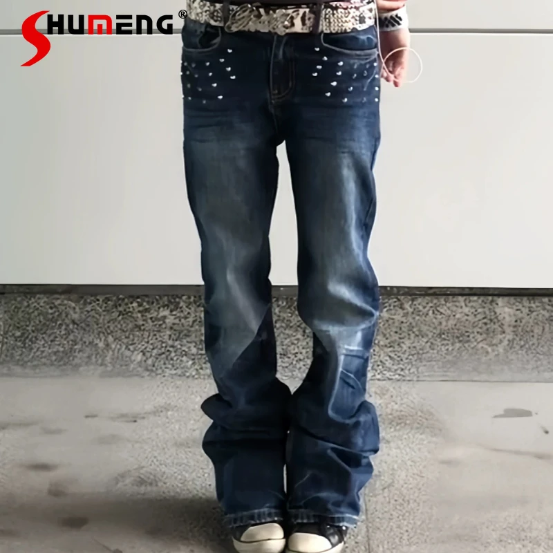 Female 2026 Summer High Street Sexy Girl Straight Comfort Denim Trousers Over Size Stylish Denim Pants Rivet Micro-Flared Jeans
Female 2026 Summer High Street Sexy Girl Straight Comfort Denim Trousers Over Size Stylish Denim Pants Rivet Micro-Flared Jeans