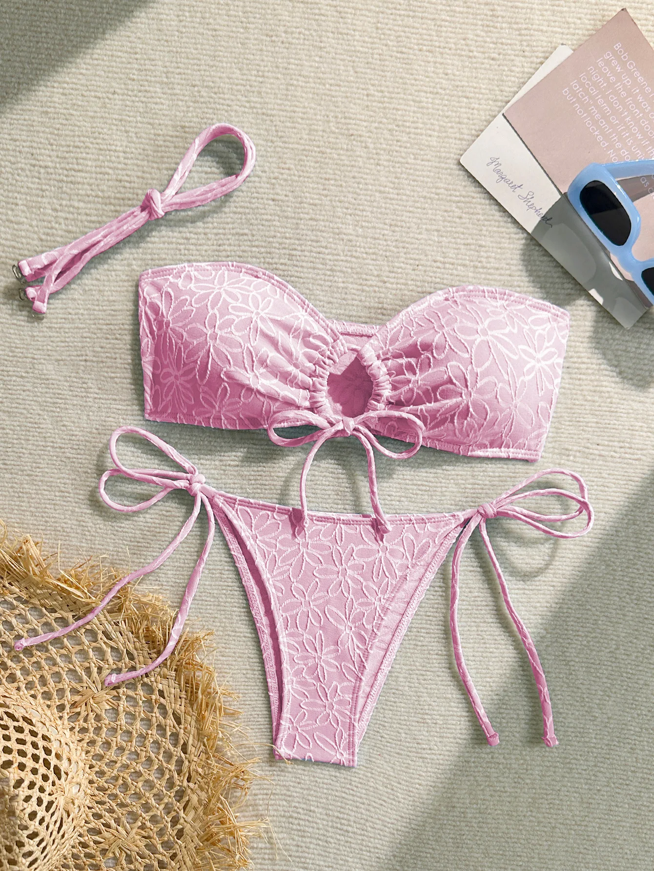 Sexy Pink Micro Thong Bikinis Sets Bead String Halter Swimwear Women Mini Swimsuit Bathing Suit Lace-up Biquinis Triangle Bikini
Sexy Pink Micro Thong Bikinis Sets Bead String Halter Swimwear Women Mini Swimsuit Bathing Suit Lace-up Biquinis Triangle Bikini