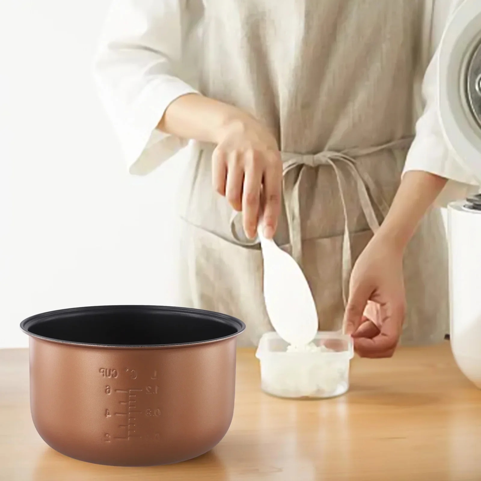 2L Cookware 18.5*18.5*10.8cm Rice Cooker Aluminum Alloy Material Fast Cooking Technology Generous Capacity Family Cooking
2L Cookware 18.5*18.5*10.8cm Rice Cooker Aluminum Alloy Material Fast Cooking Technology Generous Capacity Family Cooking