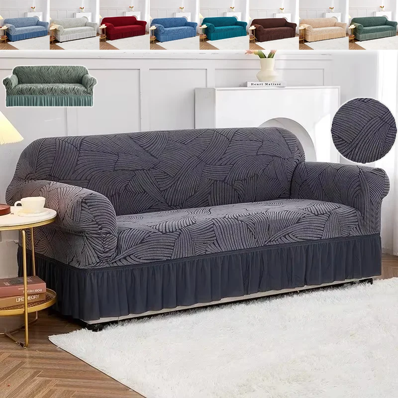1PC Sea Wave Skirt/Fan shaped skirt Stretch Sofa Cover Machine Washable FullCoverage Sofa Cover Furniture Protector 1/2/3/4Seat
1PC Sea Wave Skirt/Fan shaped skirt Stretch Sofa Cover Machine Washable FullCoverage Sofa Cover Furniture Protector 1/2/3/4Seat