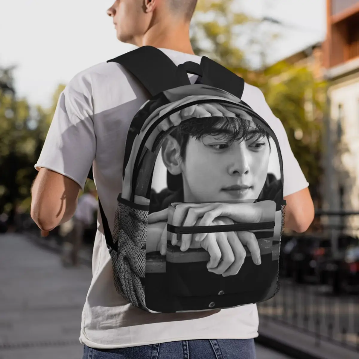 Cha EunWoo 13 Backpack Daypack Large Capacity Boys Girls BookBag School Bag Shoulder Bags for Men Women
Cha EunWoo 13 Backpack Daypack Large Capacity Boys Girls BookBag School Bag Shoulder Bags for Men Women