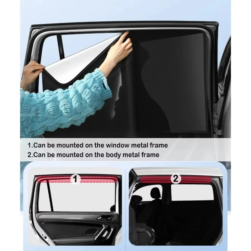 1-4pcs Magnetic Privacy Shield for Car Windows Universal Fit Auto Sun Shades Heat Blocking UV Protection Sunblocker Curtain
1-4pcs Magnetic Privacy Shield for Car Windows Universal Fit Auto Sun Shades Heat Blocking UV Protection Sunblocker Curtain