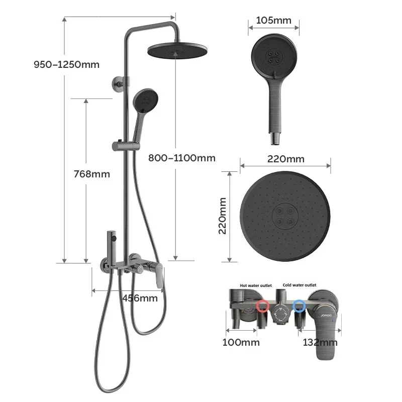 Душевой набор для ванной комнаты, полностью медный бытовой тропический душ, насадка для ванной комнаты
Душевой набор для ванной комнаты, полностью медный бытовой тропический душ, насадка для ванной комнаты