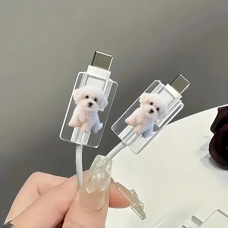 Cute Teddy Dog Cable Charger Protector Case For Iphone 15 14 13 16 20W Charger Protection Cover Cord Winder Spiral Protective
Cute Teddy Dog Cable Charger Protector Case For Iphone 15 14 13 16 20W Charger Protection Cover Cord Winder Spiral Protective