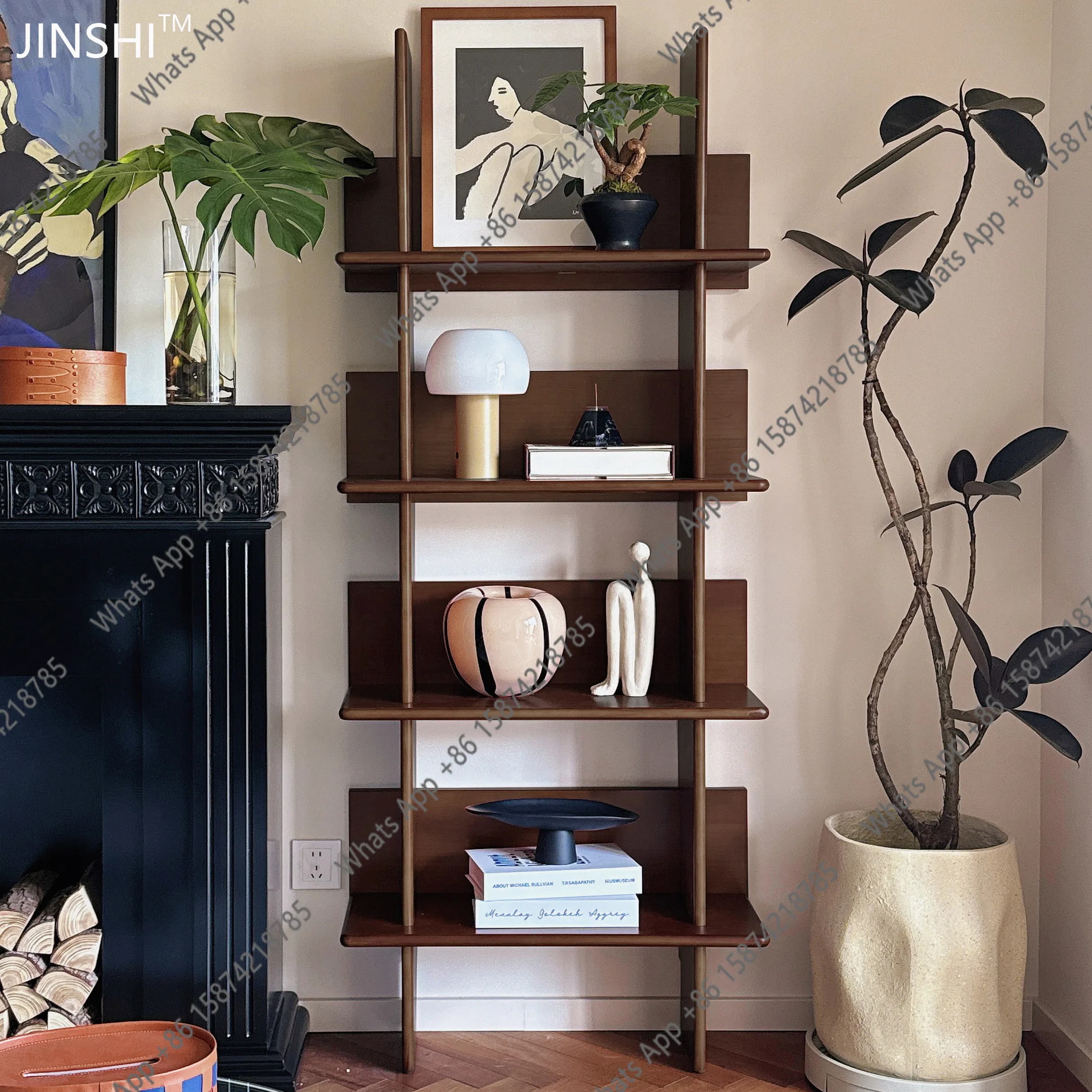 Скандинавская многоярусная полка из массива дерева, стеллаж-лестница, креативная настенная полка в средневековом стиле
Скандинавская многоярусная полка из массива дерева, стеллаж-лестница, креативная настенная полка в средневековом стиле