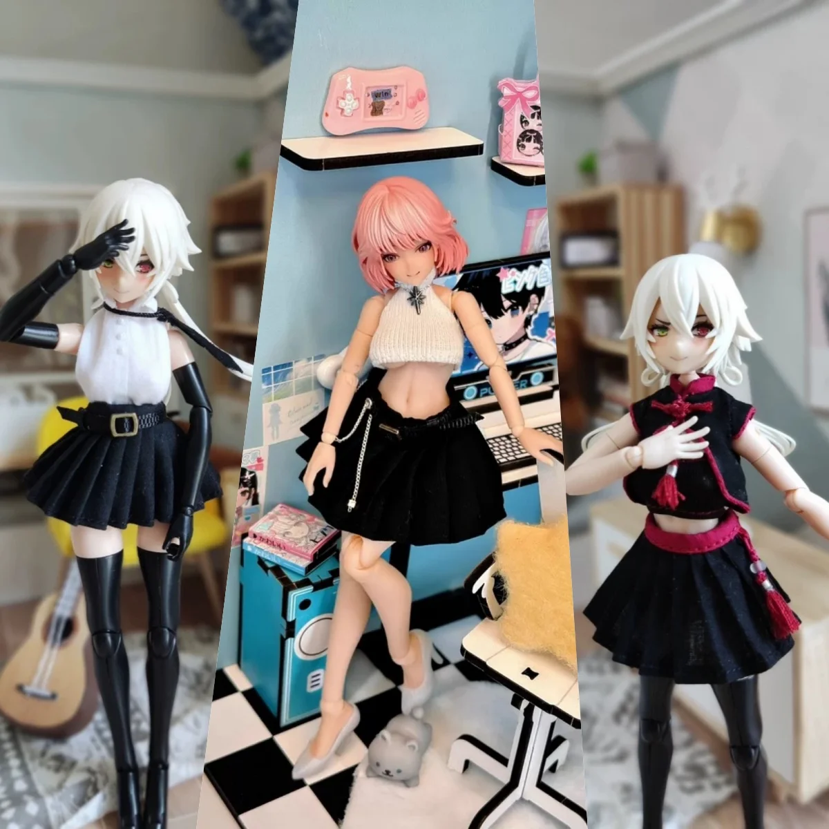 【Only Clothes】1/12 Scale Female Soldier Clothing Accessories Cropped Top Cardigan Jacket Skirt Suit Fit 6''Action Figure Model
【Only Clothes】1/12 Scale Female Soldier Clothing Accessories Cropped Top Cardigan Jacket Skirt Suit Fit 6''Action Figure Model