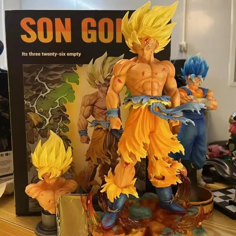 Фигурка-светильник Dragon Ball Z Сон Гоку со сменными головами, светодиодная подставка, коллекционная модель Супер Сайян Гоку, игрушки-подарки-CK
Фигурка-светильник Dragon Ball Z Сон Гоку со сменными головами, светодиодная подставка, коллекционная модель Супер Сайян Гоку, игрушки-подарки-CK