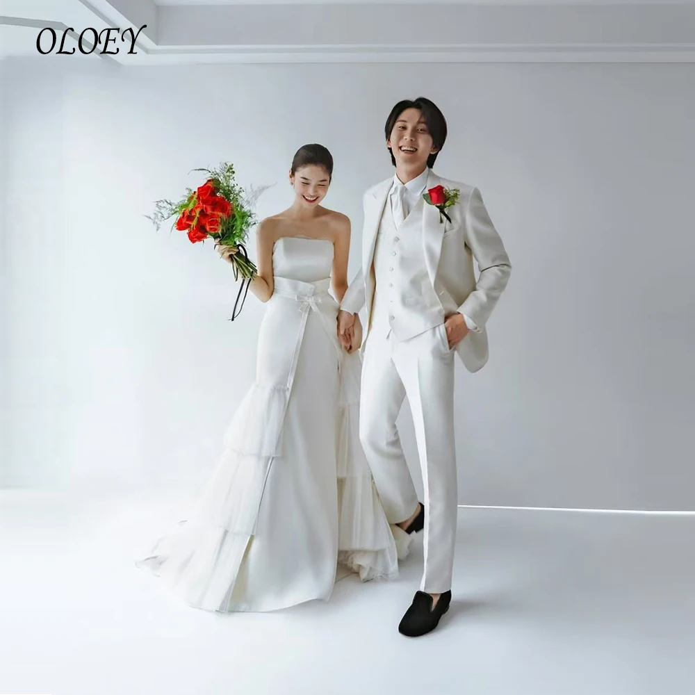 OLOEY Simple Wedding Party Dress Sleeveless Korea Wedding Dress Photo Shoot Floor-Length Strapless Customized
OLOEY Simple Wedding Party Dress Sleeveless Korea Wedding Dress Photo Shoot Floor-Length Strapless Customized