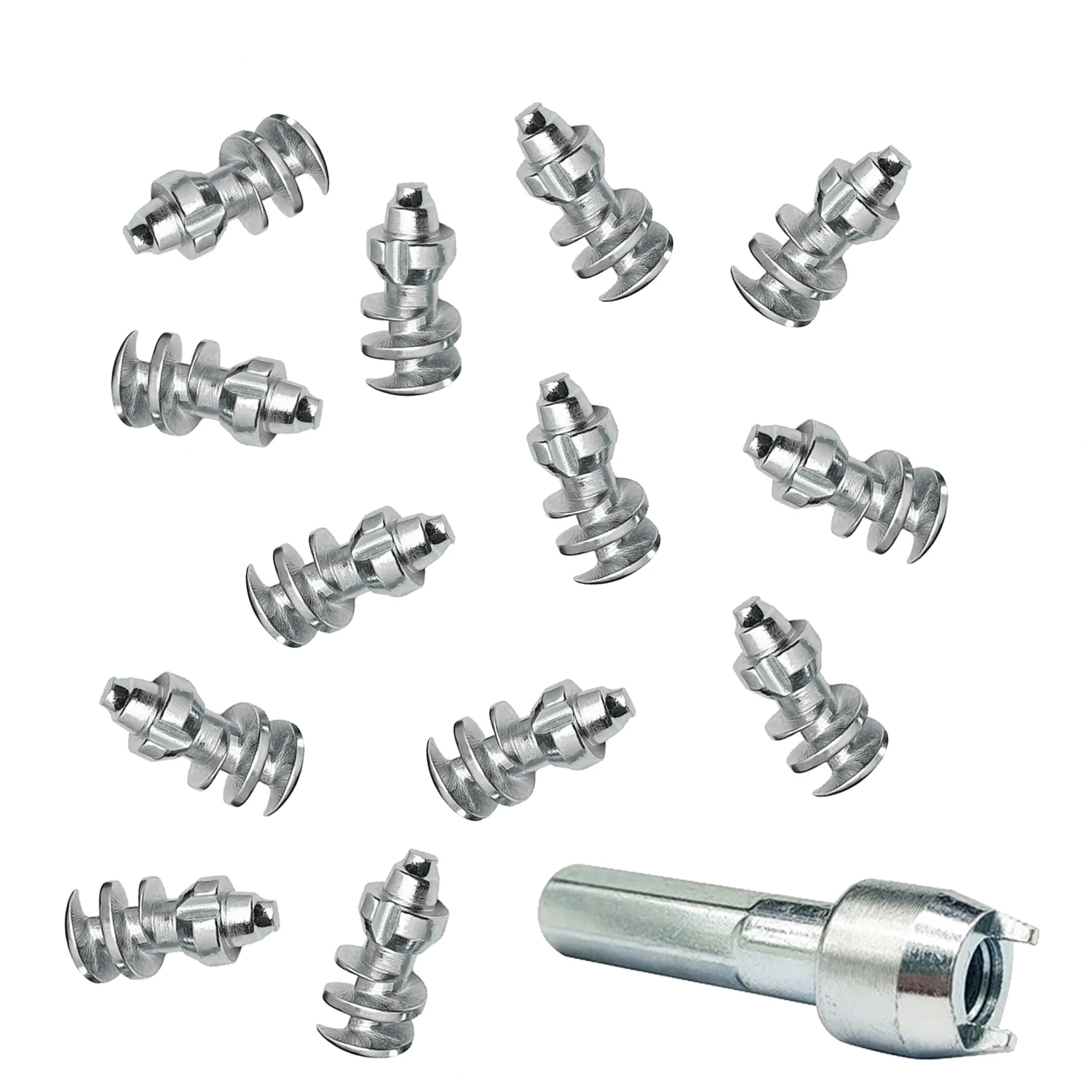 20/50PCS Tire Stud Screw Anti Slip Silver Tire Spikes for Car Truck Bike Boot Motorcycle Accessories
20/50PCS Tire Stud Screw Anti Slip Silver Tire Spikes for Car Truck Bike Boot Motorcycle Accessories