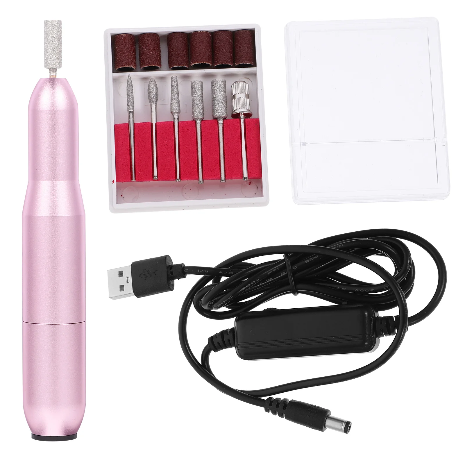 1Set Electric Nail Drill Portable Manicure Tool Kit Professional Nail Sanding Polishing with 5 Grinding Bits Manicure Tools
1Set Electric Nail Drill Portable Manicure Tool Kit Professional Nail Sanding Polishing with 5 Grinding Bits Manicure Tools