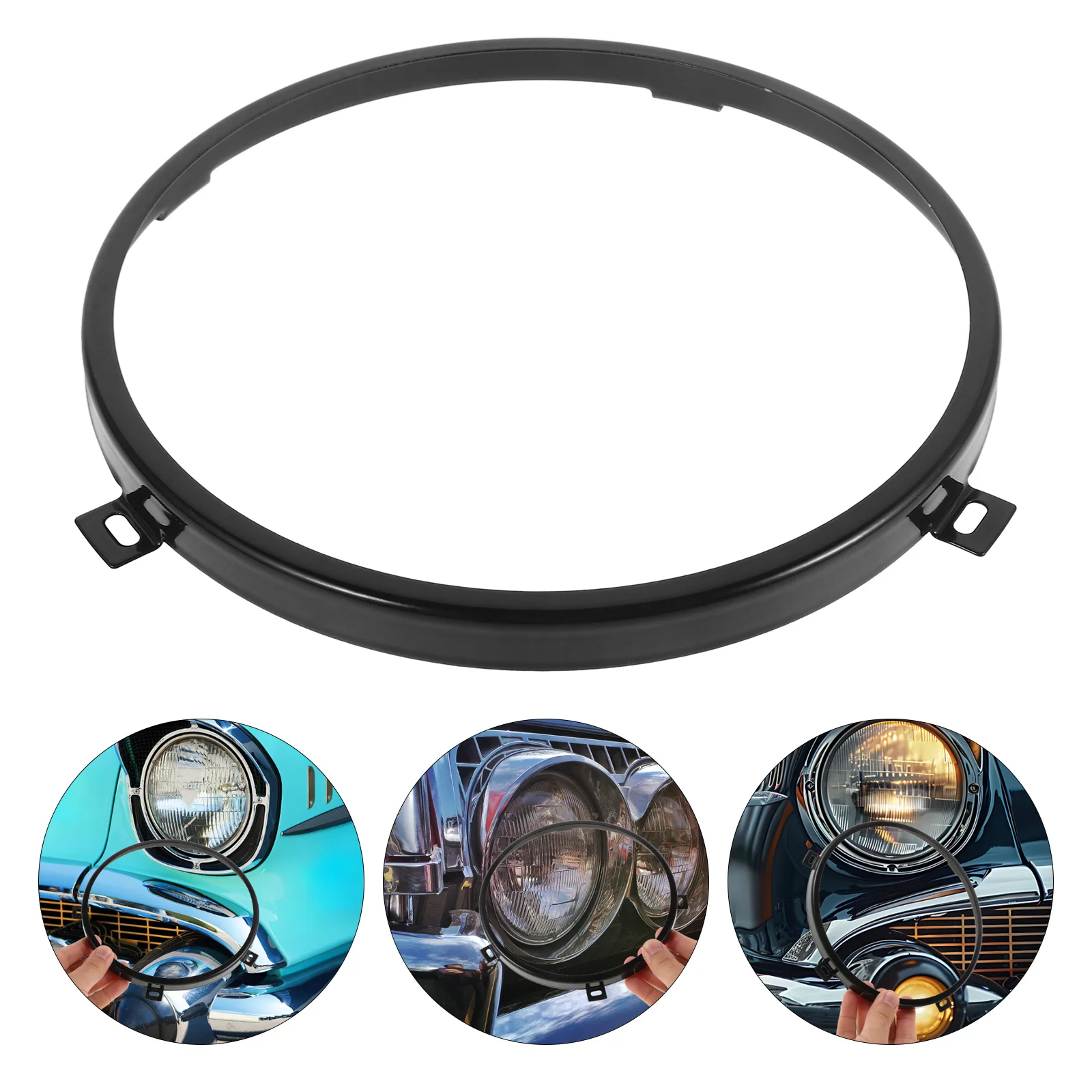 1 Pair Headlight Mounting Bracket 7 Inch Round Metal Retaining Ring For Headlamp Assembly Replacement Bezel
1 Pair Headlight Mounting Bracket 7 Inch Round Metal Retaining Ring For Headlamp Assembly Replacement Bezel