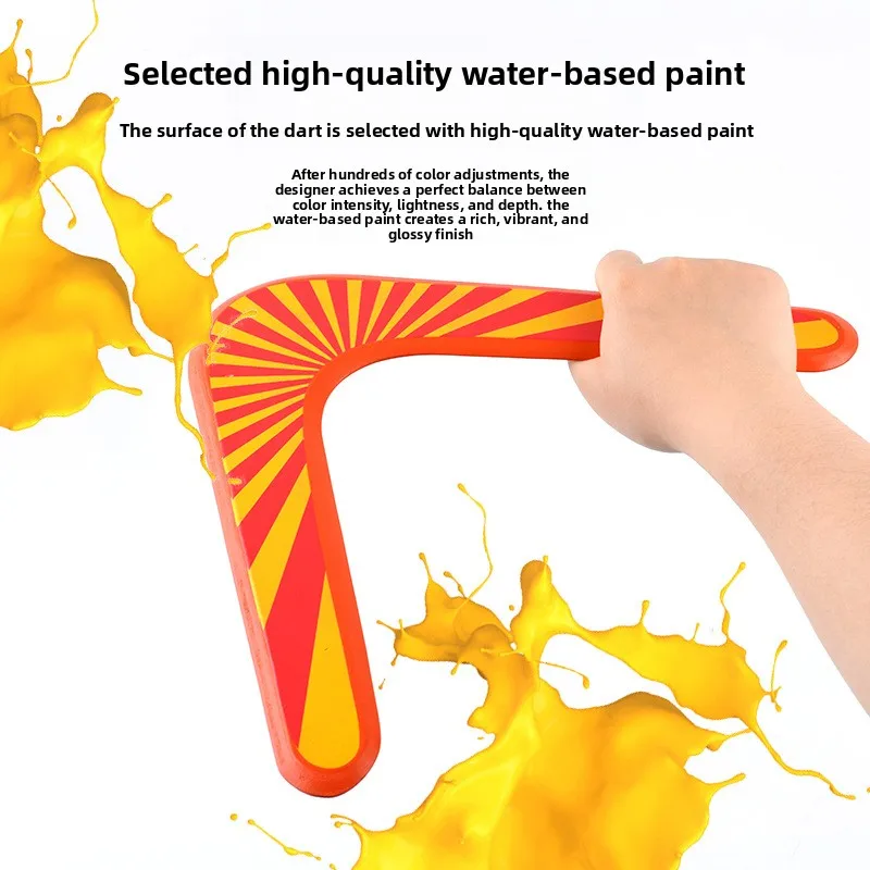 2025 New Creative Wooden Boomerang Flying Device Frisbee Pull Back Standard V-shaped Dart Outdoor Sports Flying Saucer
2025 New Creative Wooden Boomerang Flying Device Frisbee Pull Back Standard V-shaped Dart Outdoor Sports Flying Saucer