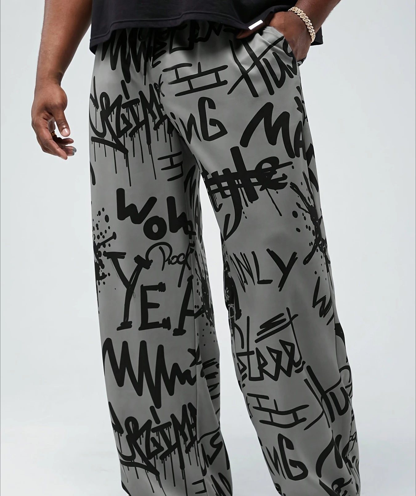 2026 Summer Fashion New Gothic Dark Hip Hop Style 3D Printed Loose Straight Pants Street Harajuku Casual Sports Loose Pants
2026 Summer Fashion New Gothic Dark Hip Hop Style 3D Printed Loose Straight Pants Street Harajuku Casual Sports Loose Pants