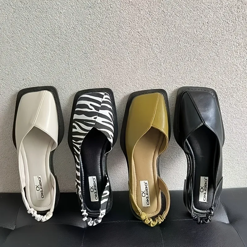 Leather Toe Cap Sandals for Women 2026 New Flat Bottomed Square Toe Single Shoes, Retro Exterior Wear, Anti Slip Beach Slippers
Leather Toe Cap Sandals for Women 2026 New Flat Bottomed Square Toe Single Shoes, Retro Exterior Wear, Anti Slip Beach Slippers