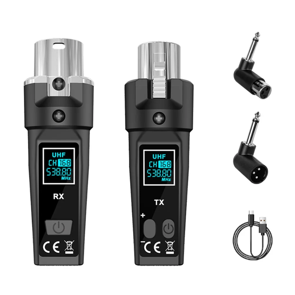Беспроводная система микрофонов 2.4G с XLR-разъемом, UHF-передатчик и приемник для динамических микрофонов, электрогитар, бас-гитар, аудиомикшеров, PA-систем, радиус действия 30-50 м
Беспроводная система микрофонов 2.4G с XLR-разъемом, UHF-передатчик и приемник для динамических микрофонов, электрогитар, бас-гитар, аудиомикшеров, PA-систем, радиус действия 30-50 м