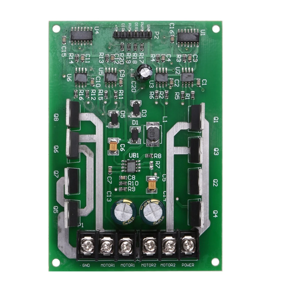 Retails Dual Motor Driver Module Board H-Bridge DC MOSFET IRF3205 3-36V 10A Peak30A
Retails Dual Motor Driver Module Board H-Bridge DC MOSFET IRF3205 3-36V 10A Peak30A