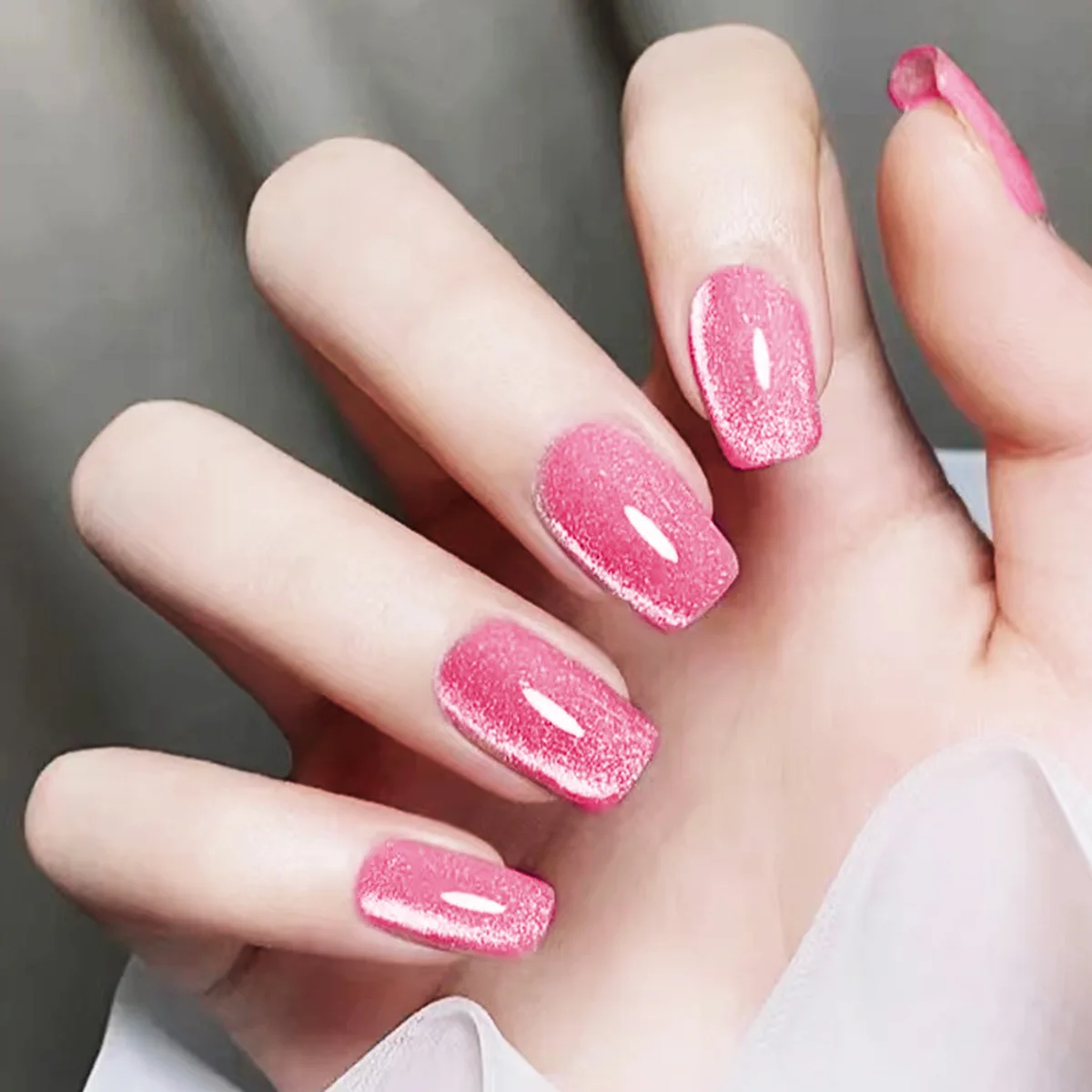 24pcs/set short square fake nails cat eyes glitter pink green purple yellow nude nail tips faux ongles press on false nail art
24pcs/set short square fake nails cat eyes glitter pink green purple yellow nude nail tips faux ongles press on false nail art