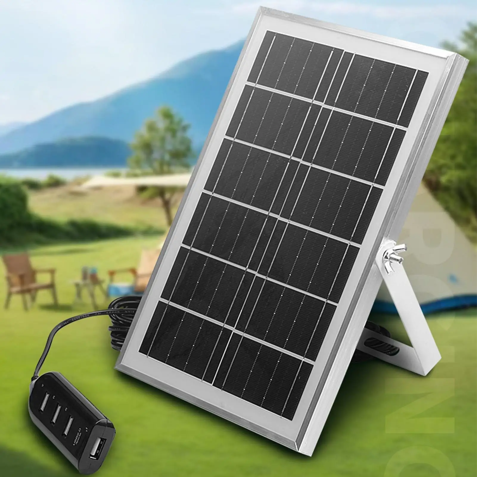 Solar Panel Charger Solar Panel USB Charger Outlet 4 USB Ports High-Efficiency Flexible Camping Accessories For Outdoor
Solar Panel Charger Solar Panel USB Charger Outlet 4 USB Ports High-Efficiency Flexible Camping Accessories For Outdoor