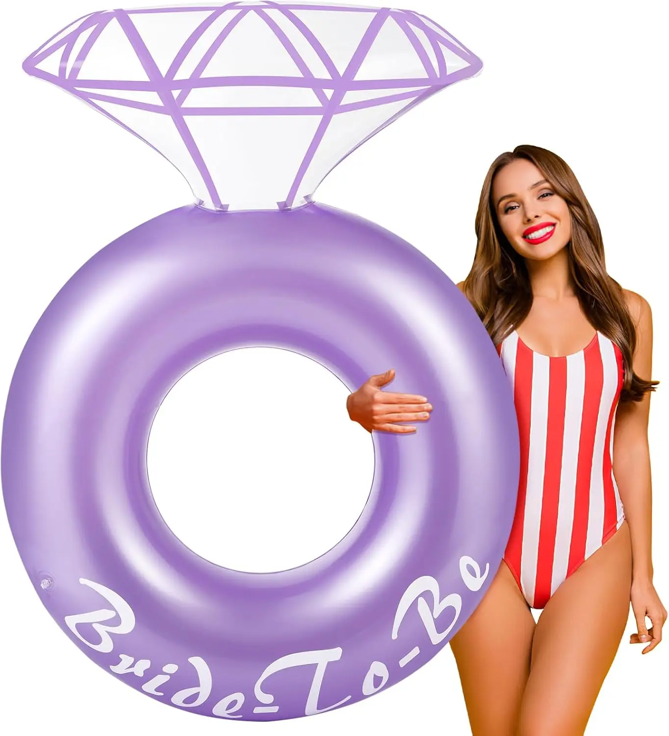 Diamond Pool Floats Adults Bachelorette Party Decorations Romantic Diamond Swim Ring Float for Summer Beach Party Engagement Par
Diamond Pool Floats Adults Bachelorette Party Decorations Romantic Diamond Swim Ring Float for Summer Beach Party Engagement Par