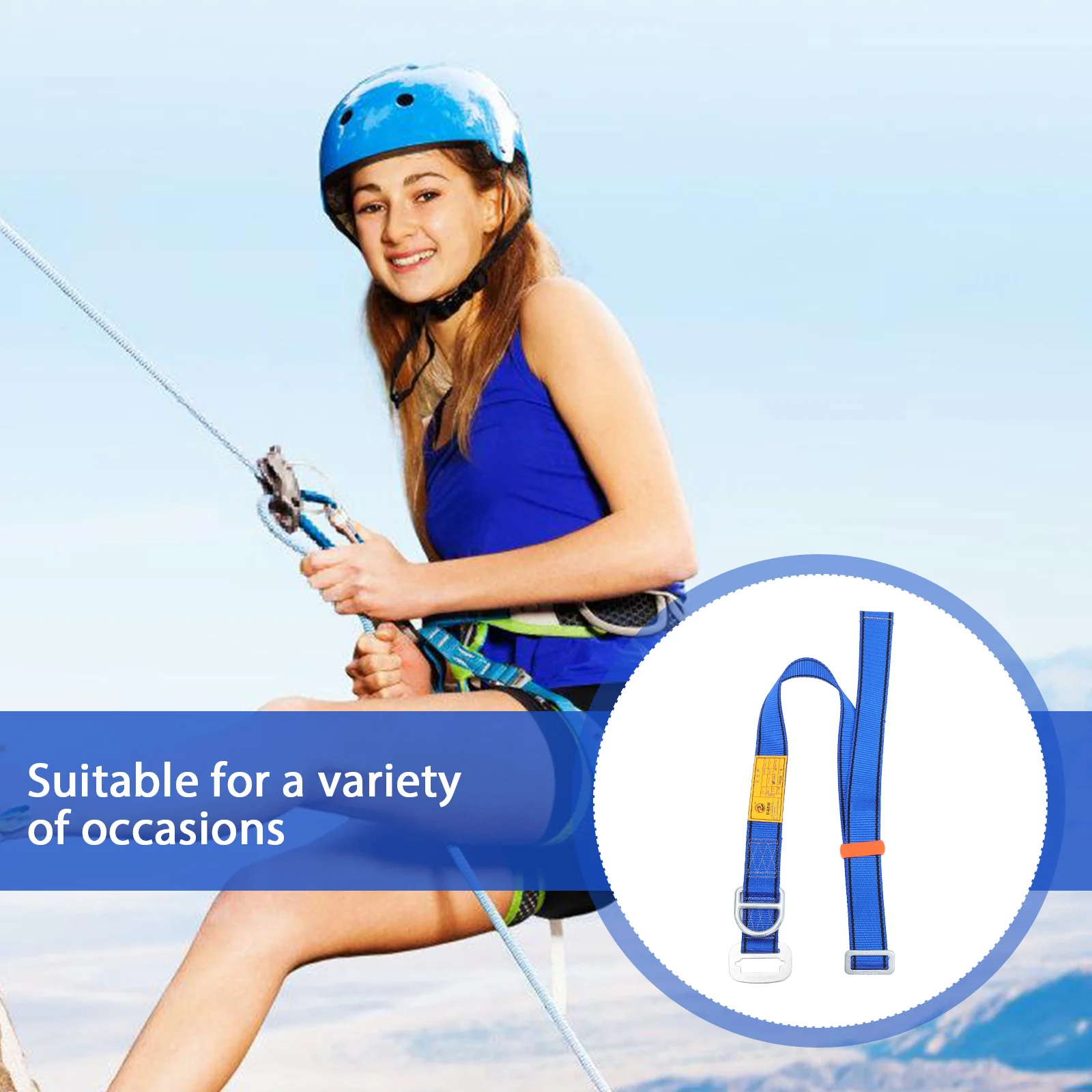 Multi-Functional Single Waist Safety Outdoor Climbing Mountaineering Construction Work Protective Strap Insurance
Multi-Functional Single Waist Safety Outdoor Climbing Mountaineering Construction Work Protective Strap Insurance