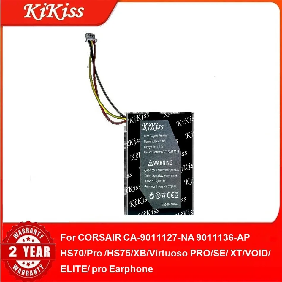 Аккумулятор для CORSAIR CA-9011127-NA 9011136-AP HS70/Pro/HS75/XB/Virtuoso PRO/SE/ XT/VOID/ Наушники ELITE/Pro
Аккумулятор для CORSAIR CA-9011127-NA 9011136-AP HS70/Pro/HS75/XB/Virtuoso PRO/SE/ XT/VOID/ Наушники ELITE/Pro