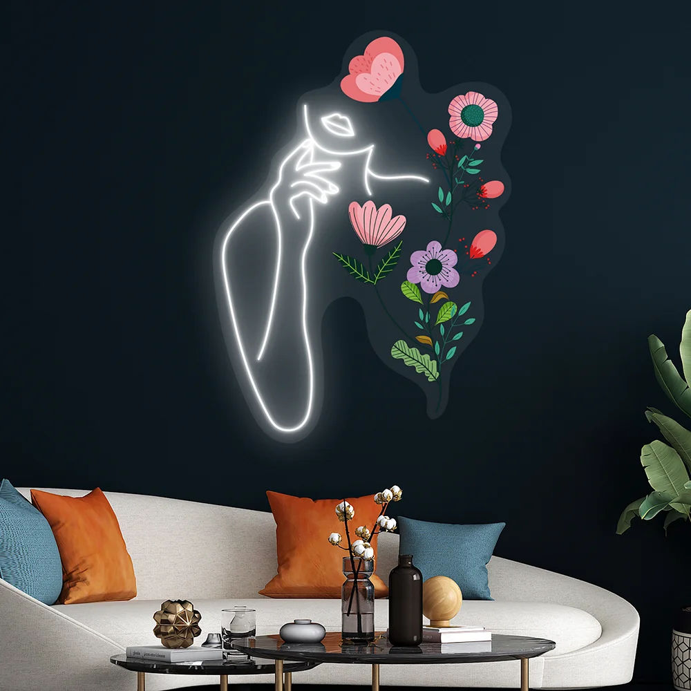 Customizable Flower Girl Neon Sign Flower Room Wall Decor LED Neon Light for Bedroom Home Party Decor Flower Shop Business Sign
Customizable Flower Girl Neon Sign Flower Room Wall Decor LED Neon Light for Bedroom Home Party Decor Flower Shop Business Sign