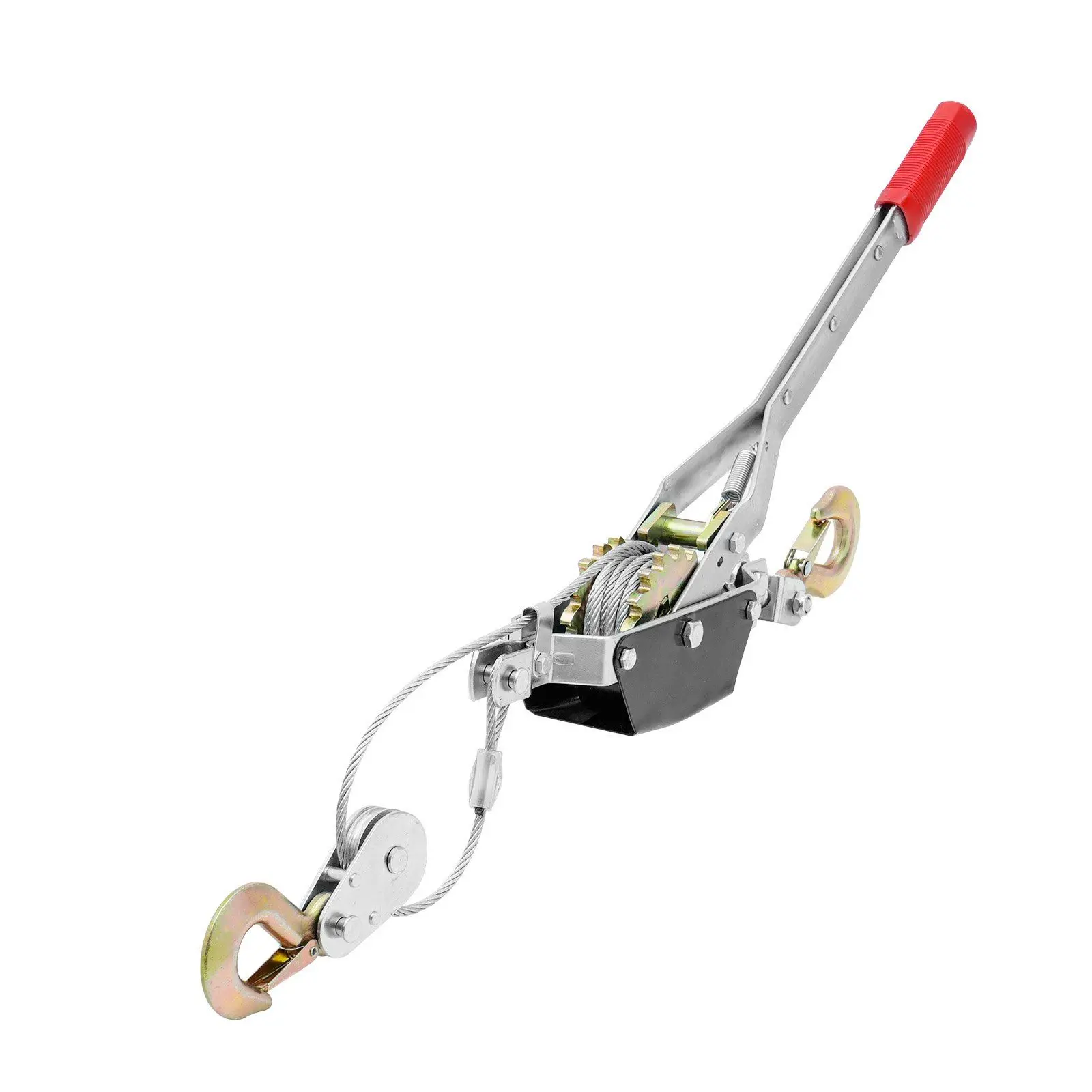 Heavy Duty Come Along Winch 2 Ton 4409lbs 12ft Steel Cable Dual Gears Ratchet Puller with 2 Hooks for Vehicle Rescue
Heavy Duty Come Along Winch 2 Ton 4409lbs 12ft Steel Cable Dual Gears Ratchet Puller with 2 Hooks for Vehicle Rescue