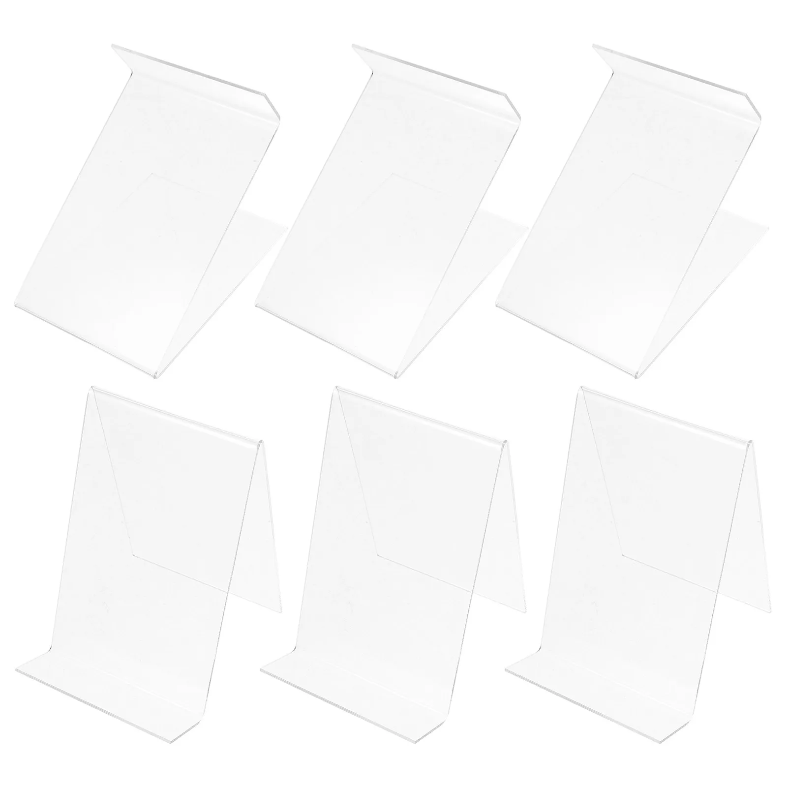 6Pcs Transparent Acrylic Book Holder Multi-Functional Display Stand Desktop Magazine Rack Tablet Bracket Display Stand
6Pcs Transparent Acrylic Book Holder Multi-Functional Display Stand Desktop Magazine Rack Tablet Bracket Display Stand