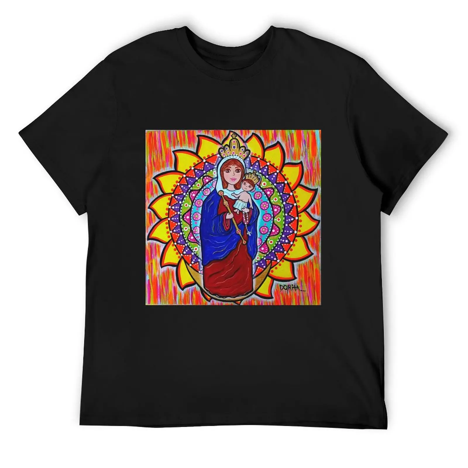 Virgin of La Chinita T-Shirt Aesthetic clothing plus size clothes street wear vintage t shirts plain white t shirts men
Virgin of La Chinita T-Shirt Aesthetic clothing plus size clothes street wear vintage t shirts plain white t shirts men