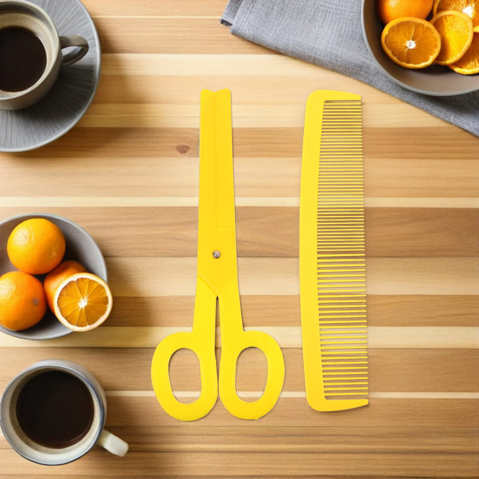 2Pcs Oversized Clown Comb Scissor Prop Set Giant Plastic Hair Brush for Costume Parties Halloween Pranks Circus Role Play Stage
2Pcs Oversized Clown Comb Scissor Prop Set Giant Plastic Hair Brush for Costume Parties Halloween Pranks Circus Role Play Stage