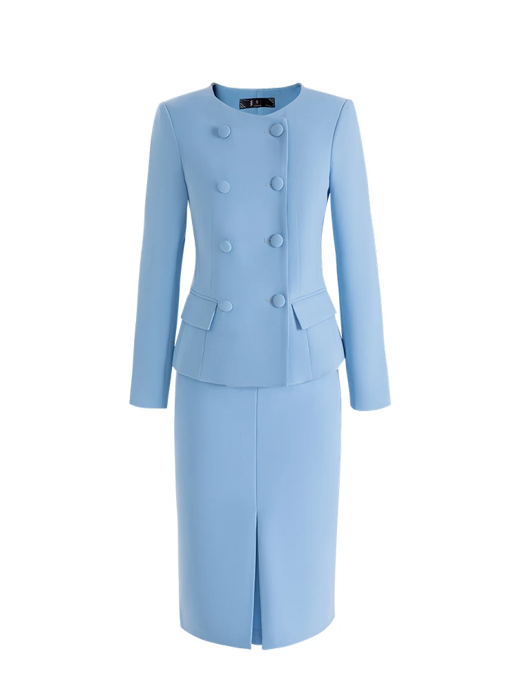 Офисный женский костюм с юбкой, женский черный, синий женский рабочий костюм, официальный комплект из двух предметов
Офисный женский костюм с юбкой, женский черный, синий женский рабочий костюм, официальный комплект из двух предметов