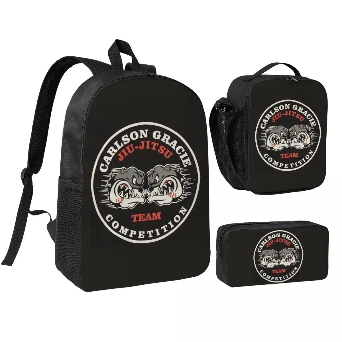 Carlson Gracie Jiu Jitsu Team Backpack Student BookBag School Bag Shoulder Bags 3ps Insulated Lunch Bag Pencil Case
Carlson Gracie Jiu Jitsu Team Backpack Student BookBag School Bag Shoulder Bags 3ps Insulated Lunch Bag Pencil Case