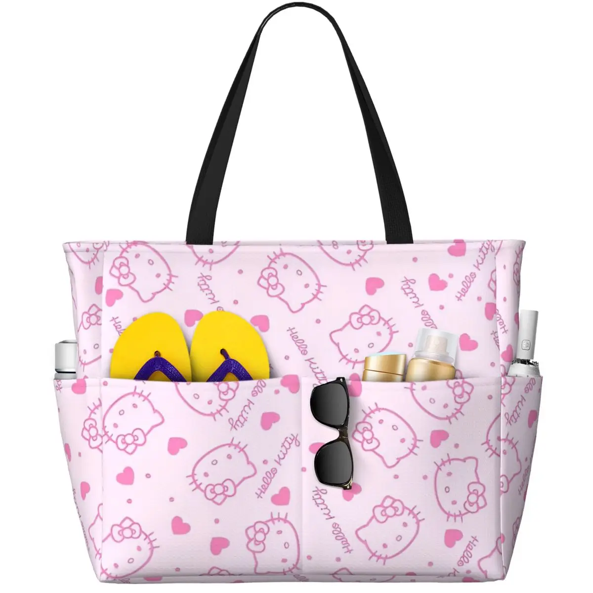 Women's Hello Kitty Tote Bag for Beach Travel Stylish Large Weekender Bags for Holiday
Women's Hello Kitty Tote Bag for Beach Travel Stylish Large Weekender Bags for Holiday