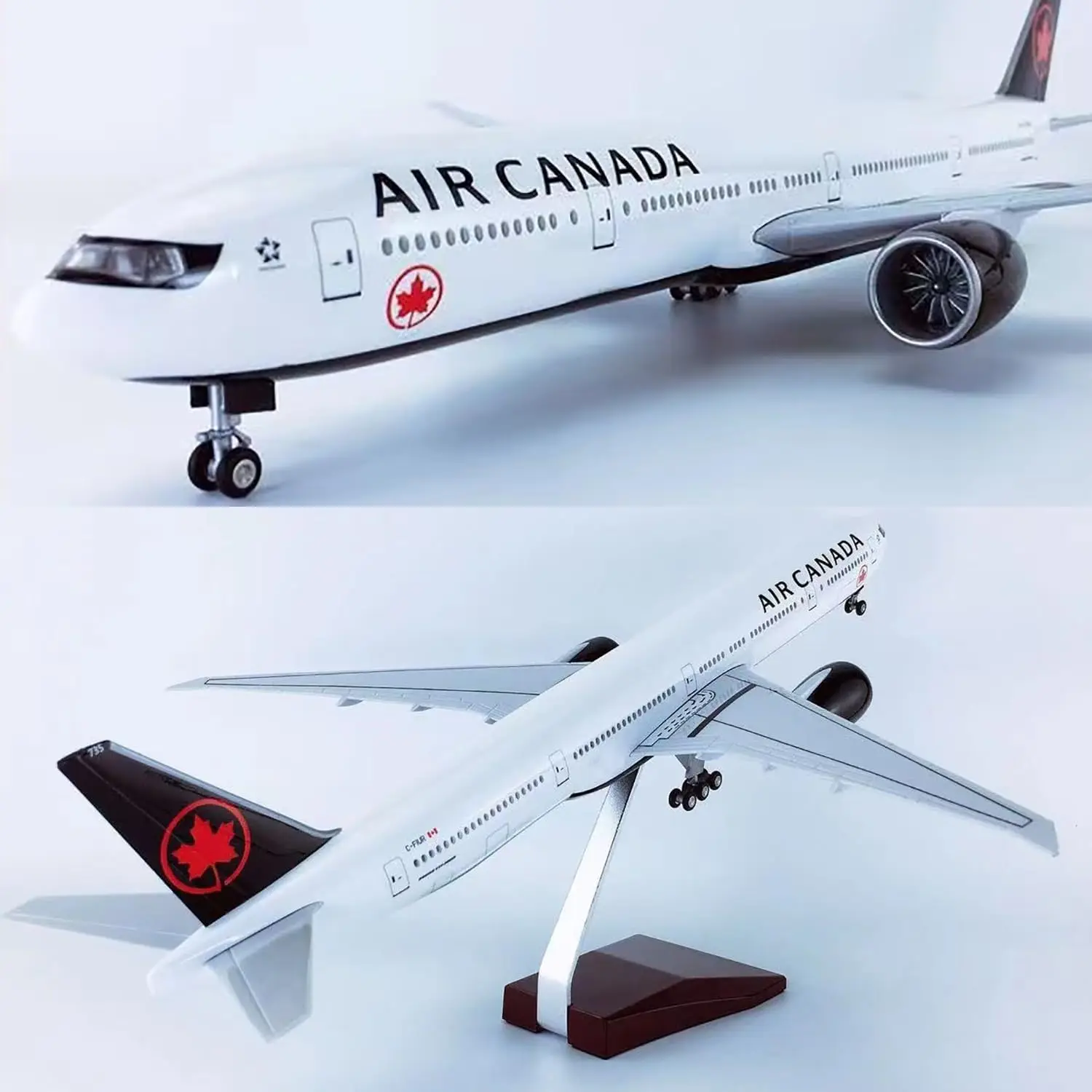 Plane Model Canada B777 Airplane Toy 47cm Resin Aircraft With Landing Gear Wheels Light Toy Planes Collected Gift
Plane Model Canada B777 Airplane Toy 47cm Resin Aircraft With Landing Gear Wheels Light Toy Planes Collected Gift