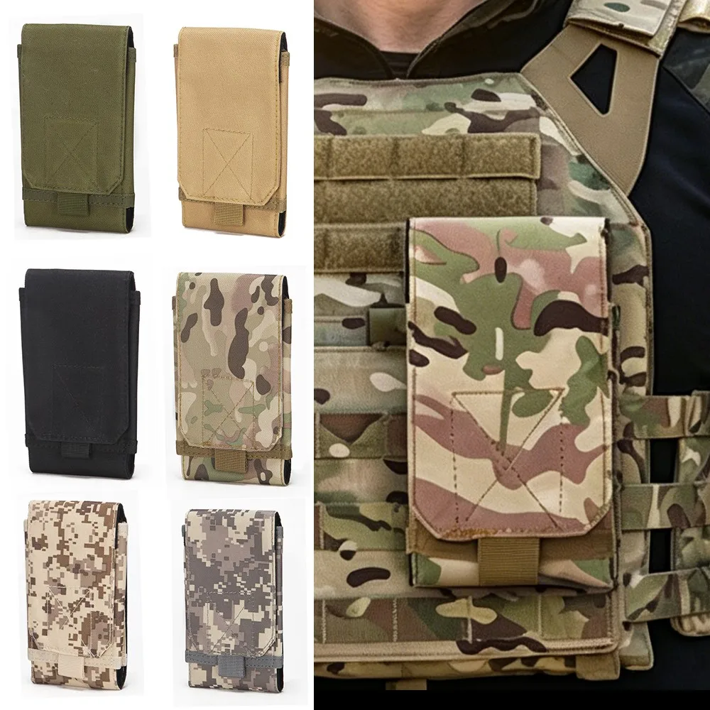 MOLLE Tactical Phone Pouch Outdoor Universal Smartphone Pouch 600D Nylon Belt Waist Bag for Hunting Travel Hiking
MOLLE Tactical Phone Pouch Outdoor Universal Smartphone Pouch 600D Nylon Belt Waist Bag for Hunting Travel Hiking