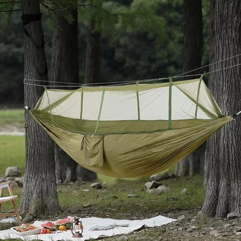 ABUE-Camping Hammock With Net 2 Person Hammock With Net Mesh Design Outdoor Must-Haves For Backpacking Hiking Beach Patio
ABUE-Camping Hammock With Net 2 Person Hammock With Net Mesh Design Outdoor Must-Haves For Backpacking Hiking Beach Patio