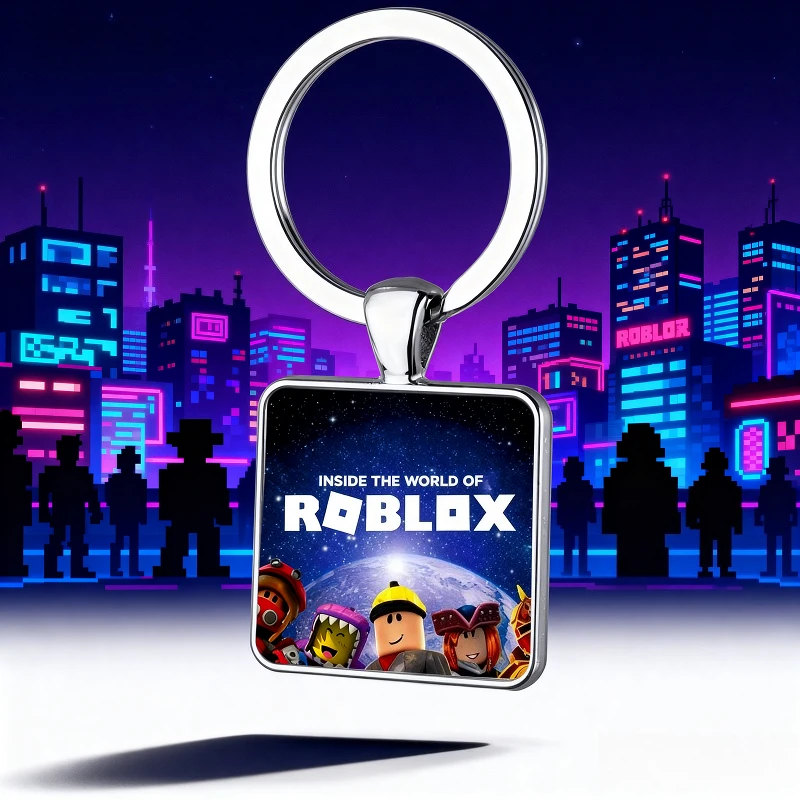Creativity Game ROBLOXS Themes Cartoon Peripheral Fashion Keychain Backpack Key Chain Personality Keyring Birthday Gifts
Creativity Game ROBLOXS Themes Cartoon Peripheral Fashion Keychain Backpack Key Chain Personality Keyring Birthday Gifts