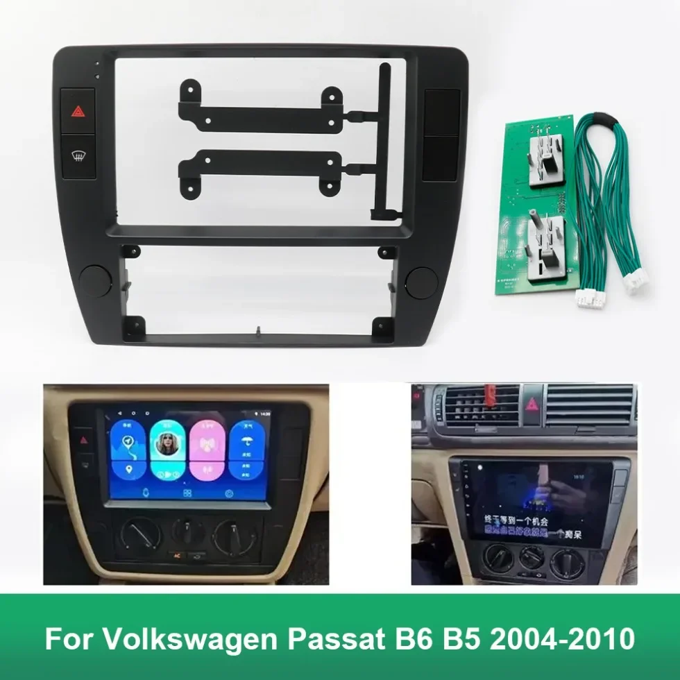 Car audio fascia frame 9Inch Adapter Android Radio Dash Fitting Panel Kit For Volkswagen Passat B6 B5 2004-2010
Car audio fascia frame 9Inch Adapter Android Radio Dash Fitting Panel Kit For Volkswagen Passat B6 B5 2004-2010