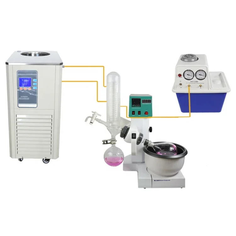 3L Rotary Evaporator for Laboratory Oil Extraction Vacuum Distillation Extraction Machine with Digital Display And Adjustable Sp