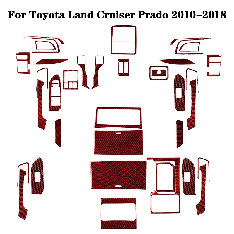 Carbon Fiber Red Stickers Various Parts For Toyota Land Cruiser Prado 2010-2018 Car Interior Decorative Accessories Door handle
Carbon Fiber Red Stickers Various Parts For Toyota Land Cruiser Prado 2010-2018 Car Interior Decorative Accessories Door handle