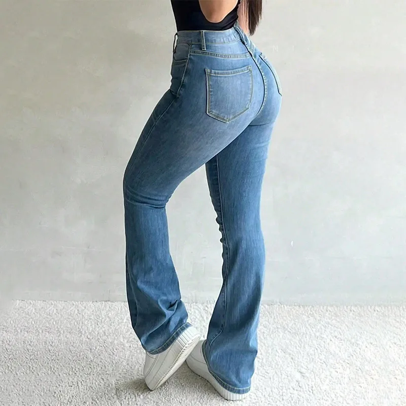 Европейские и американские новые джинсы, облегающая женская одежда с подъемом бедер, длинные брюки
Европейские и американские новые джинсы, облегающая женская одежда с подъемом бедер, длинные брюки