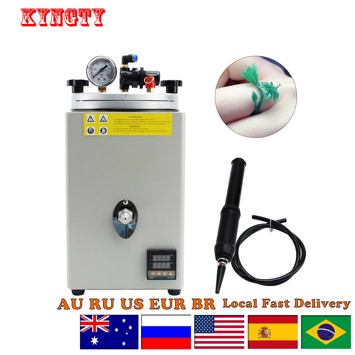 Pump Injection Wax Machine Jewelry Processing Equipment Casting Version Jewellers jewellery tools
Pump Injection Wax Machine Jewelry Processing Equipment Casting Version Jewellers jewellery tools
