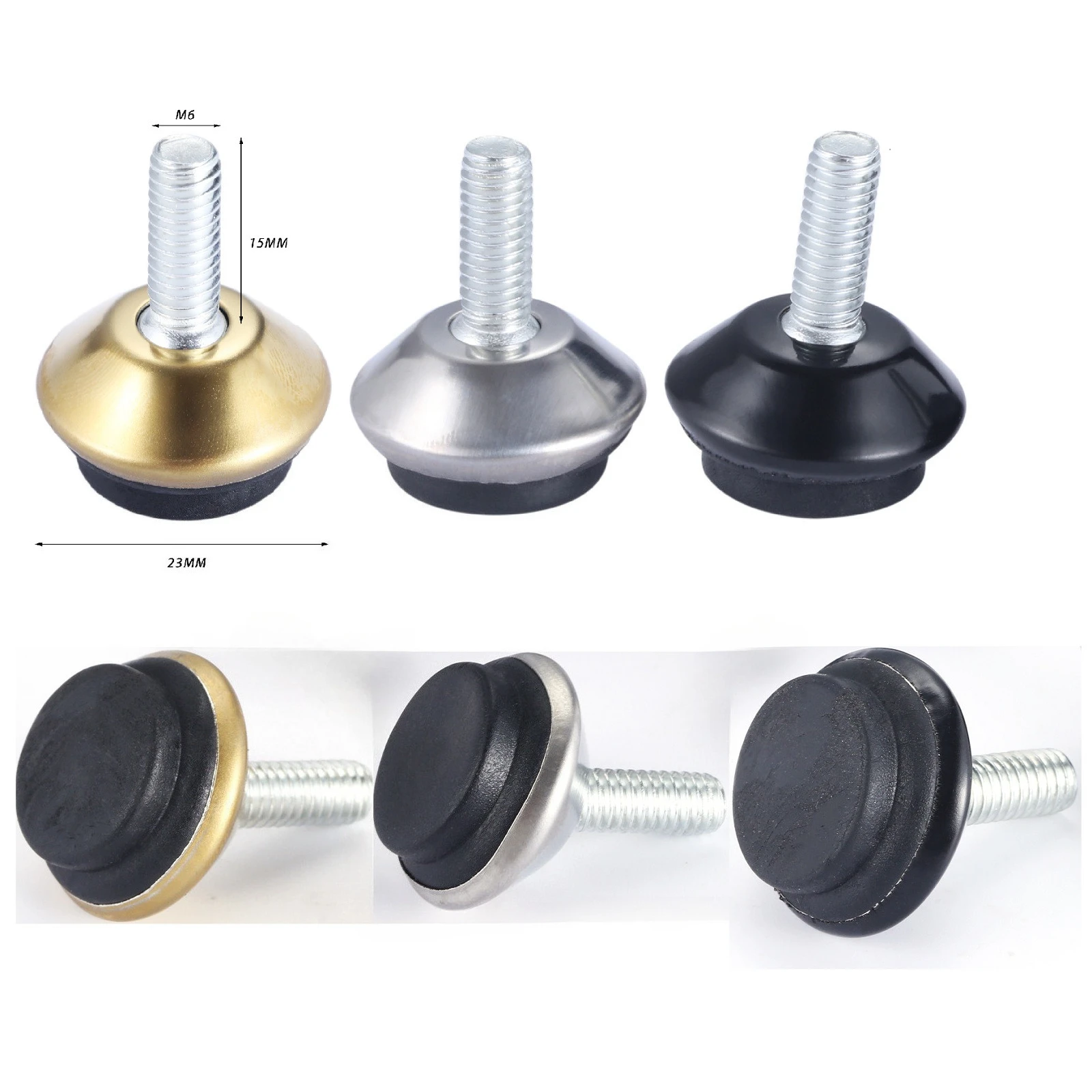 4 шт. поворотные выравниватели для мебели, поднятые подушечки для ног, скользящие регулируемые ножки, винт для ТВ-шкаф, стола, стула, резьба M6 * 15 мм, основание 17 мм
4 шт. поворотные выравниватели для мебели, поднятые подушечки для ног, скользящие регулируемые ножки, винт для ТВ-шкаф, стола, стула, резьба M6 * 15 мм, основание 17 мм