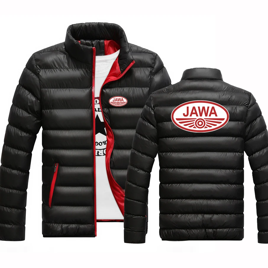 2024 Autumn Winter Men's JAWA Motorcycle Logo Print Sports Comfortable Cold Prevention Warm Cardigan Stand Collar Padded Jackets
2024 Autumn Winter Men's JAWA Motorcycle Logo Print Sports Comfortable Cold Prevention Warm Cardigan Stand Collar Padded Jackets