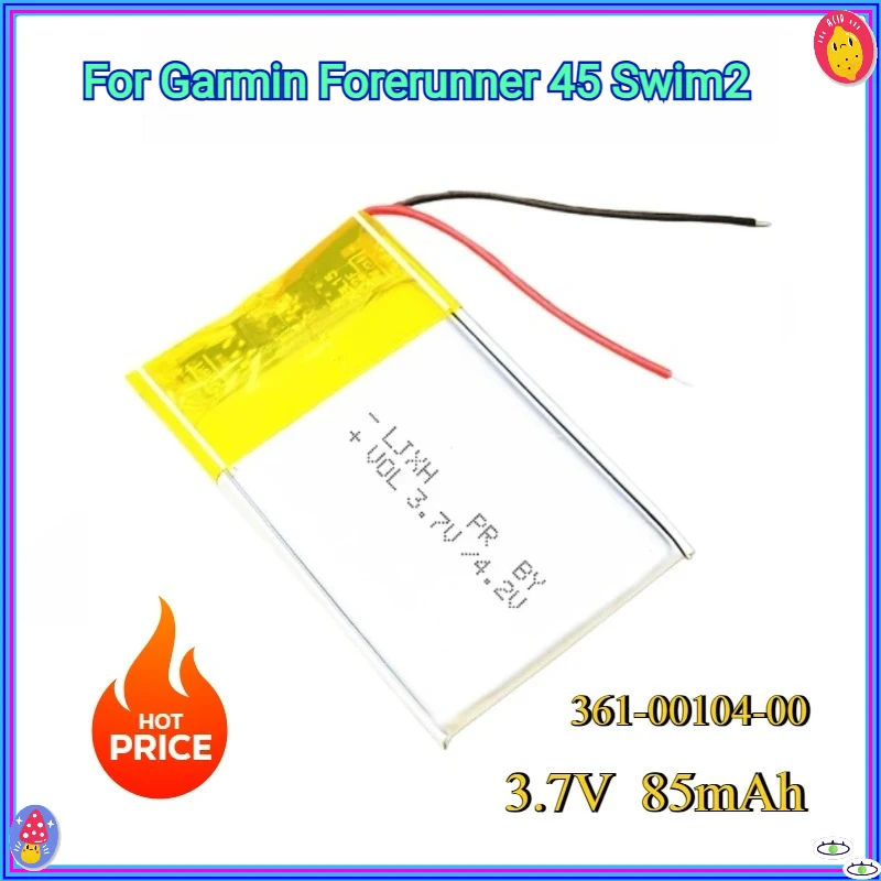 Новый сменный аккумулятор 361-00104-20 для Garmin Forerunner 45 Swim2 85 мАч
Новый сменный аккумулятор 361-00104-20 для Garmin Forerunner 45 Swim2 85 мАч