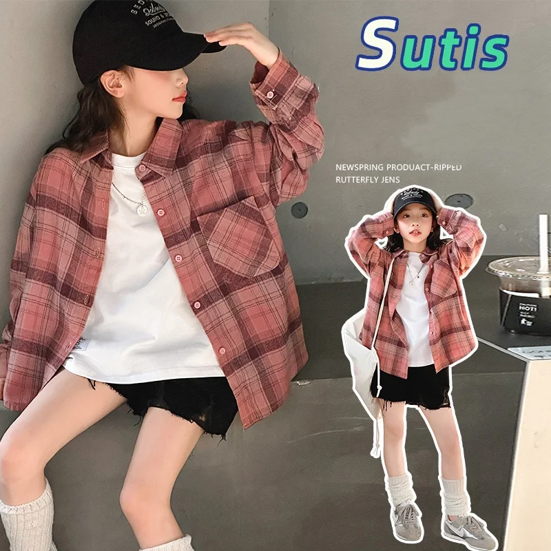 Baby Girl Long Sleeves Shirt Girl Casual Fashion Shirt Child Spring& Autumn Top Princess Softy Plaid Blouse Toddler Size 4-14Y
Baby Girl Long Sleeves Shirt Girl Casual Fashion Shirt Child Spring& Autumn Top Princess Softy Plaid Blouse Toddler Size 4-14Y